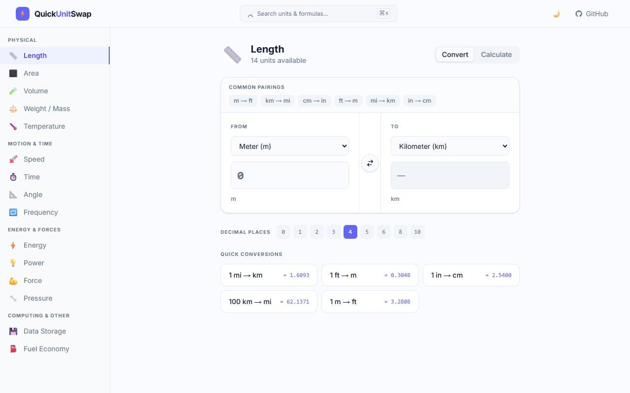QuickUnitSwap screenshot